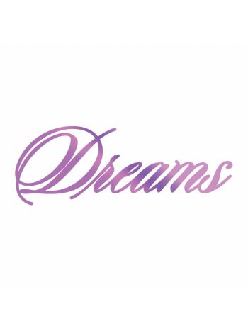 Couture Creations Hotfoil Stamp - Dreams 80 x 29mm
