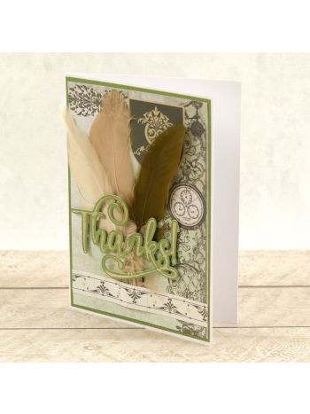 Couture Creations - Cut, Foil & Emboss Die - Thanks