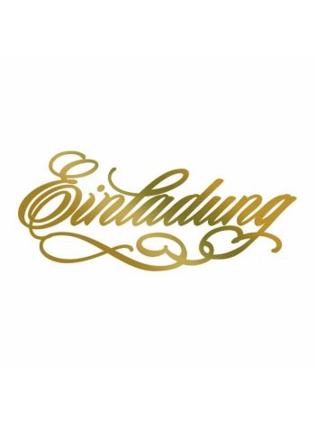 Couture Creations Hotfoil Stamp - Einladung