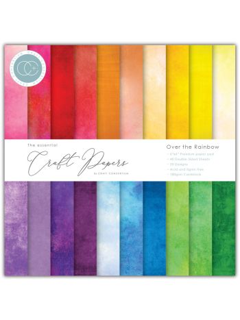 Craft Consortium - Paper Pad Grunge - Over the Rainbow 6x6