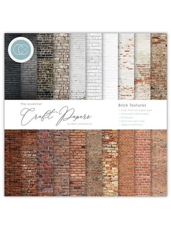 Craft Consortium - Brick Textures - Paper Pad 6x6