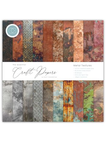 Craft Consortium - Paper Pad Metal Textures 6x6