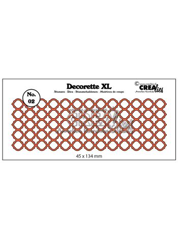 Crealies - Decorette XL Stanzschablone No. 02 Bogen