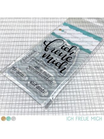 Create A Smile - ich freue mich - Clear Stamps 2x3