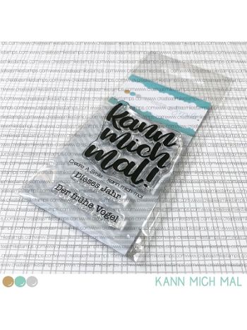 Create A Smile - kann mich mal - Clear Stamps 2x3
