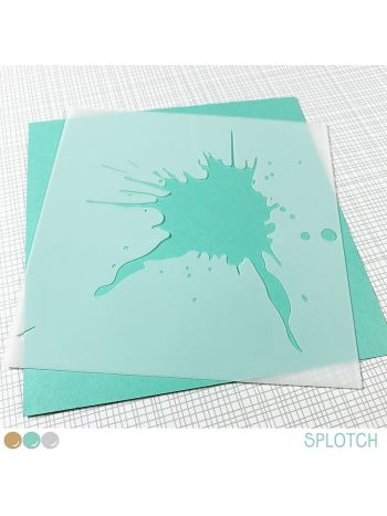 Create A Smile - Stencil Schablone 15x15cm - Splotch