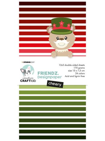 Friendz Design Paper Cheery Reds & Greens