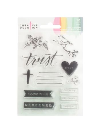 Creative Devotion - Pray - Clear Stamps 4x6