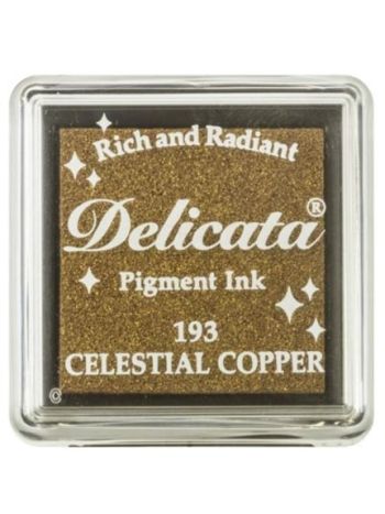 Delicata Pigment Mini Ink Pad Celestial Copper