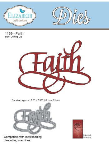 Elizabeth Craft Designs - A Way With Words, Faith