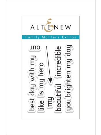 Altenew - Family Matters Extras - Clear Stamps 2x3