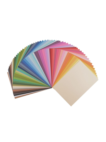 Florence - Cardstock Papier A4 - Farbig assortiert, glatt, 216g