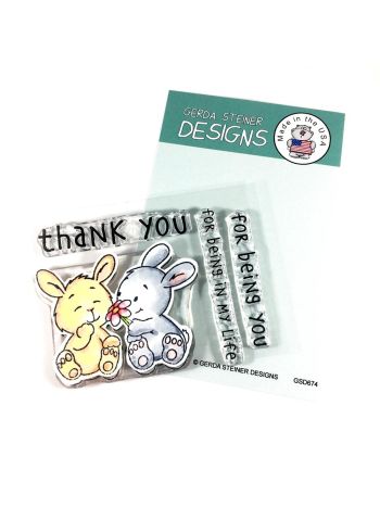 Gerda Steiner Designs - Bunny Friends - Clear Stamps 3x4