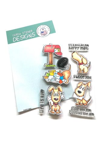 Gerda Steiner Designs - Puppy Mail - Clear Stamps 4x6