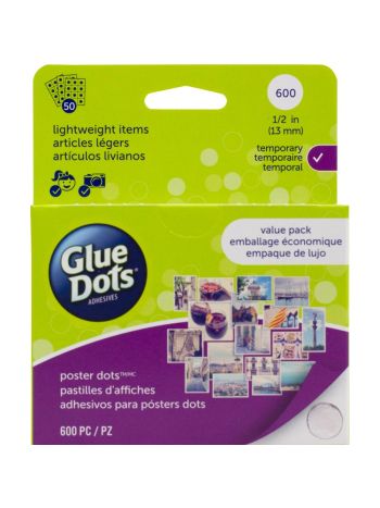 Glue Dots Clear 600 Stk.