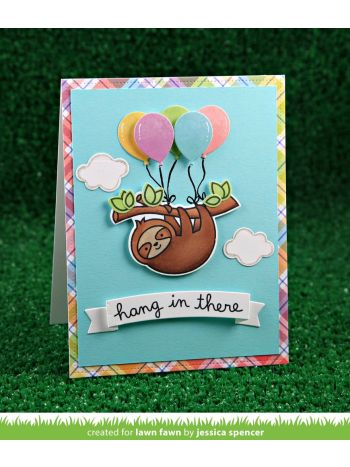Lawn Fawn - Hang In There - Clear Stamp 3x4