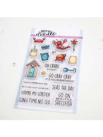 Heffy Doodle - A Little Shellfish - Clear Stamps Set 4x6