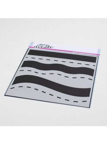 Heffy Doodle - Loads of Roads - Schablone 6x6