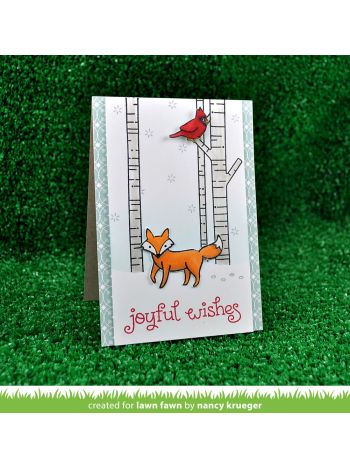 lawn fawn clear stamps joy to the woods