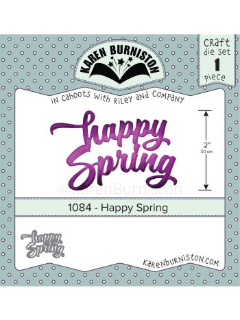 Karen Burniston - Happy Spring Stanzen