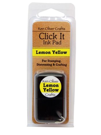 Ken Oliver - Click It Ink Pad - Lemon Yellow