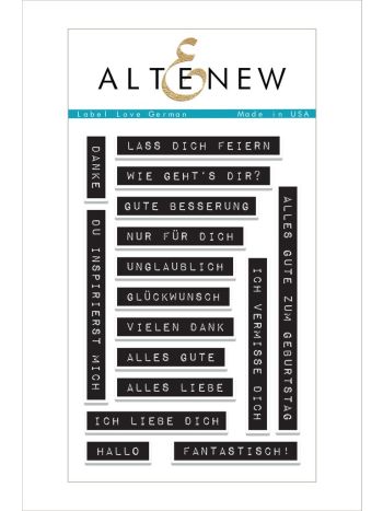 Label Love German Altenew
