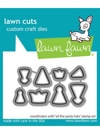  Lawn Fawn - All the party hats - Stanzschablonen
