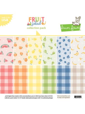 Lawn Fawn - Fruit salad - Collection Pack 12x12