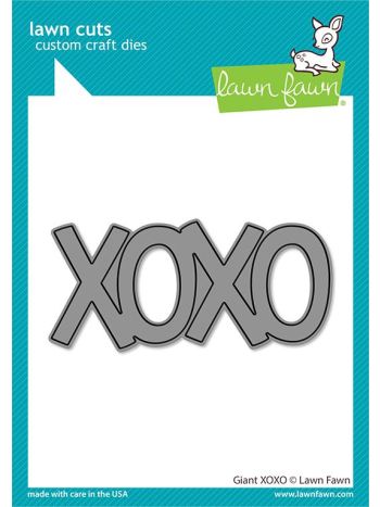 Lawn Fawn - Giant xoxo - Stand Alone Stanze