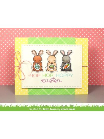Lawn Fawn - Hoppy Easter - Clear Stamp 2x3