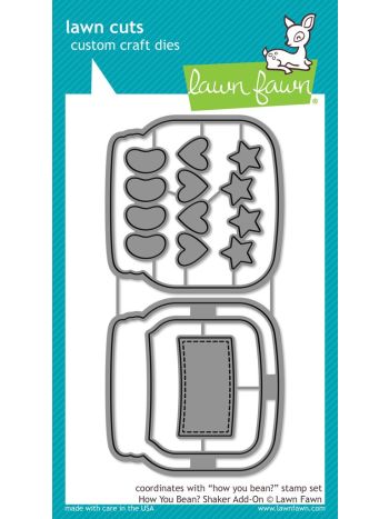 Lawn Fawn - How Have You Bean? Shaker Add-On - Stanze