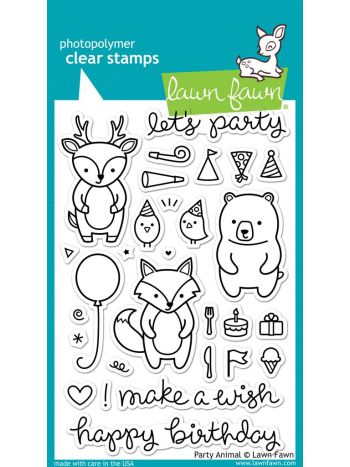 Lawn Fawn - Party Animal - Clear Stamps 4x6
