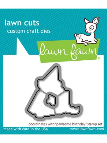 Lawn Fawn - pawsome birthday - Stanzschablonen