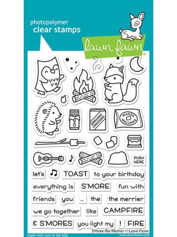 Lawn Fawn - S'more The Merrier - Clear Stamps 4x6