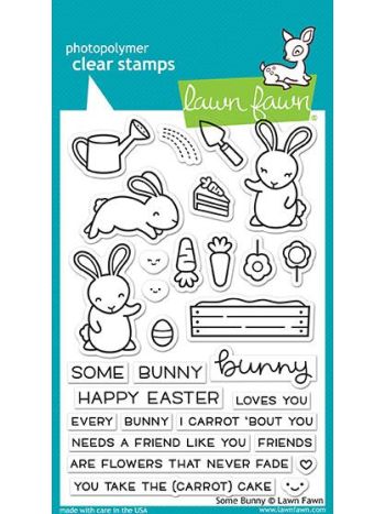 Lawn Fawn - Some Bunny - Clear Stamps 4x6