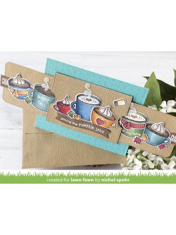 Lawn Fawn - Thanks A Latte - Clear Stamps 4x6