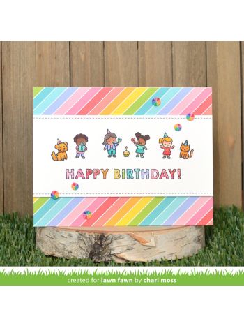  Lawn Fawn - Tiny Birthday Friends - Clear Stamps 4x6