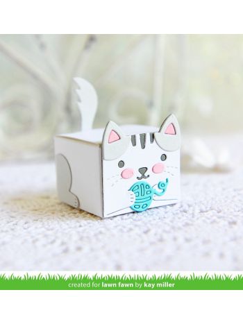 Lawn Fawn - Tiny Gift Box Cat Add-On - Stanze