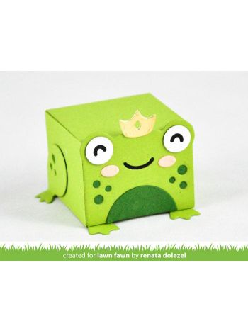 Lawn Fawn - Tiny Gift Box Frog Add-On - Stand Alone Stanze