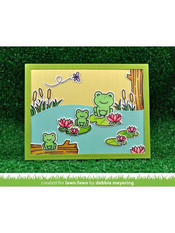 Lawn Fawn - Toadally Awesome - Clear Stamps 4x6