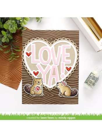Lawn Fawn - Wood you be mine? - Clear Stamp 4x6