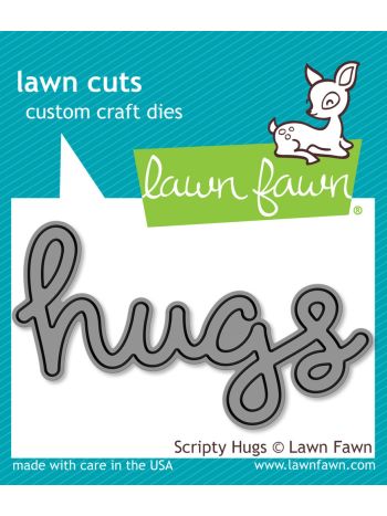 Lawn Fawn - Lawn Cuts - Scripty Hugs