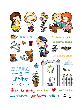 LDRS Creative - Clear Stamps -  Friends 