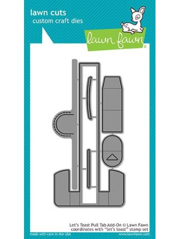 Lawn Fawn - Let's Toast Pull Tab Add-On - Stanze