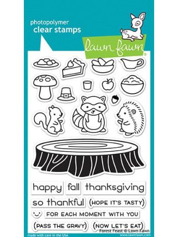 Lawn Fawn - Forest Feast - Clear Stamps 4x6