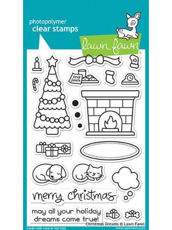 Lawn Fawn - Christmas Dreams - Clear Stamps 4x6
