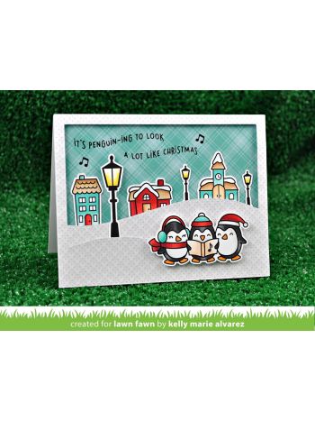 Lawn Fawn - Here We Go A-Waddling - Clear Stamps 4x6