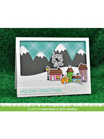 Lawn Fawn - Winter Village - Clear Stamps 4x6