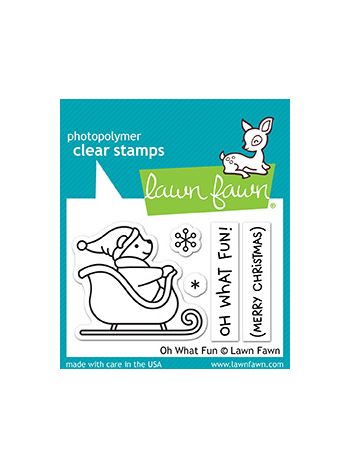 Lawn Fawn - Oh What Fun - Clear Stamps 2x3