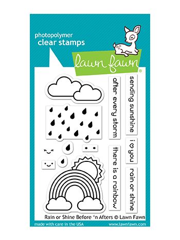 Lawn Fawn - Rain Or Shine before 'n Afters